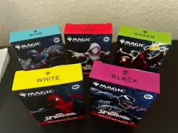 SDCC 2025 Magic The Gathering x Spider-Man Complete Welcome Deck Set (5) - Image 3