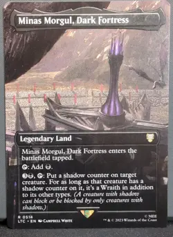 MTG - LOTR - Minas Morgul, Dark Fortress - Borderless - NM/M - Image 1