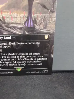 MTG - LOTR - Minas Morgul, Dark Fortress - Borderless - NM/M - Image 4
