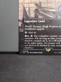 MTG - LOTR - Minas Morgul, Dark Fortress - Borderless - NM/M - Image 5
