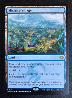 Tarkir Dragonstorm Mistrise Village NM MTG - Image 1