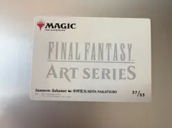 Summon: Bahamut - Kota Nakatsubo - Magic: Final Fantasy MTG - Art Series 37/53 - Image 2