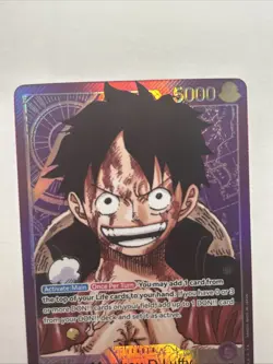 One Piece Monkey.D.Luffy OP05-060 Leader Alternative Art - Image 5
