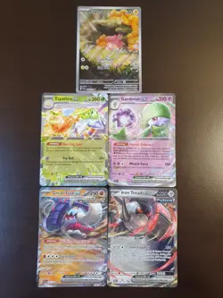 Pokemon TCG Scarlet&Violet Paldean Fates EX Bundle 5 Cards 006 029 053 066 226IR - Image 2