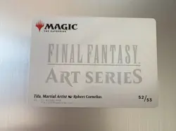 Tifa, Martial Artist - Magic: Final Fantasy MTG - Art Series 52/53 - FFVII - Image 2