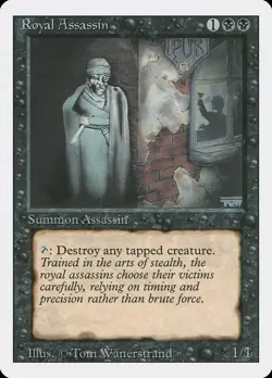 MTG Royal Assassin Revised Edition Regular LP/MP - Image 1