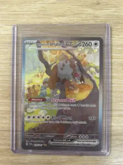Bloodmoon Ursaluna ex 216/167 Sv06: Twilight Masquerade Holo pokemon TCG - Image 1