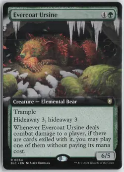 Evercoat Ursine (Extended Art) R Commander: Bloomburrow 64 NM - Image 1