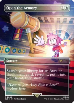 🌀 Open the Armory 🌈 Rainbow Foil - Sonic Secret Lair - NM - Image 1