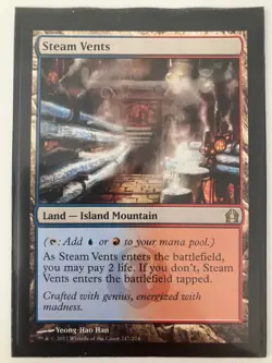 4x Steam Vents - Return to Ravnica(x3)/Guildpact (x1) - NM/LP - MTG Playset - Image 3