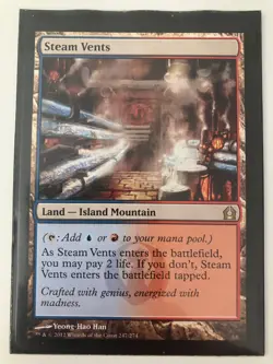 4x Steam Vents - Return to Ravnica(x3)/Guildpact (x1) - NM/LP - MTG Playset - Image 4