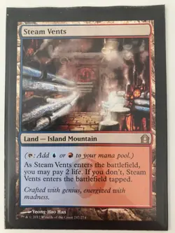 4x Steam Vents - Return to Ravnica(x3)/Guildpact (x1) - NM/LP - MTG Playset - Image 5