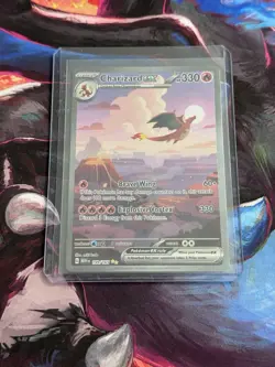 Charizard EX Pokemon Scarlet & Violet 151 #199/165 Near Mint - Image 1
