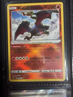 Pokemon TCG Crown Zenith Radiant CHarizard 20/159 Radiant Rare NM - Image 1
