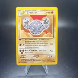 Pokemon - Graveler - Neo Revelation 30/64 1st Edition - Uncommon - NM -j - Image 1