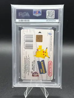 1999 Pokemon Nintendo Blockbuster Video Snap Smart Card Jigglypuff PSA 10 - Image 2