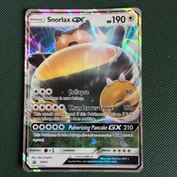 Pokemon TCG Snorlax GX Sun Moon SM05 Promo - Image 1