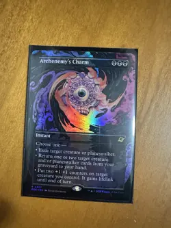 MTG EOE Archenemy’s Charm Borderless Foil 0307 Pack Fresh - Image 1