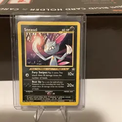 Pokemon Sneasel 25/111 Neo Genesis 2000 60HP Rare Regular Basic - Image 1