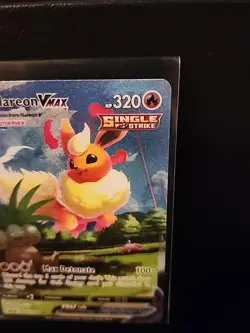 Pokemon TCG - Flareon VMAX SWSH180 Sword & Shield Promo Card Alt Art Holo | NM - Image 4