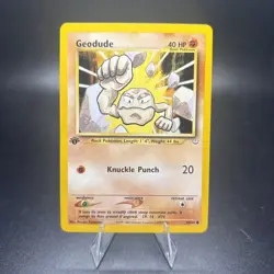 Pokemon Card - Neo Revelation 44/64 - GEODUDE (common) **1st Edition** - NM -j - Image 1