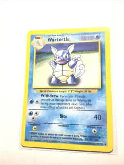 WARTORTLE - 42/102 - Base Set - 4th Print - 1999-2000 - Pokemon Card - LP - Image 1