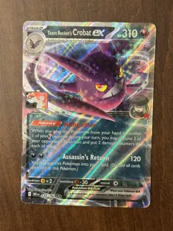 Team Rocket’s Crobat ex Prize Pack Series 8 - Pokemon Destined Rivals 122/182 - Image 1