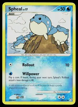 Pokemon Card Spheal 102/123 Mysterious Treasures - Image 1