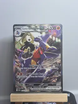 Pokemon TCG Cynthia's Garchomp EX Destined Rivals 232/182 Special Illustration R - Image 1