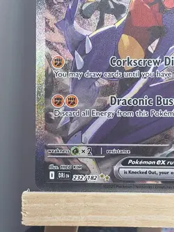 Pokemon TCG Cynthia's Garchomp EX Destined Rivals 232/182 Special Illustration R - Image 5