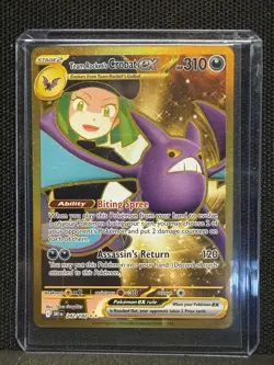 Pokemon TCG Team Rocket’s Crobat ex 242/182 Hyper Rare Destined Rivals SV10 NM - Image 1