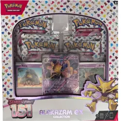 Pokemon Scarlet & Violet 151 Alakazam EX Collection Box Promo Booster English - Image 1