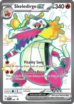 1x Skeledirge ex - SVP081 - SVP Black Star Promos NM-Mint Pokemon SV Black Star - Image 1