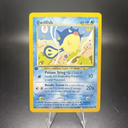 Pokemon Card - Neo Revelation 49/64 - QWILFISH (common) **1st Edition** - NM -j - Image 1