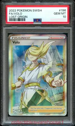 Pokemon Lost Origin Volo 196 PSA 10 - Image 1