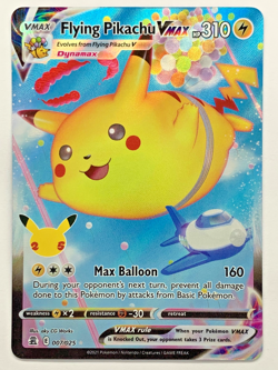Pokemon Celebrations, Flying Pikachu VMAX, 007/025, Near Mint - Image 1