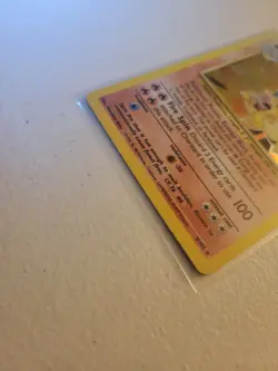 Pokemon TCG Charizard 4/102 Holo Rare Base Set Sun Faded - Image 3