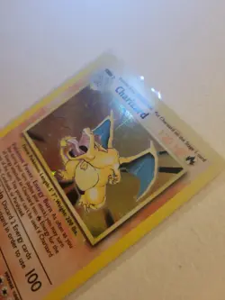 Pokemon TCG Charizard 4/102 Holo Rare Base Set Sun Faded - Image 4