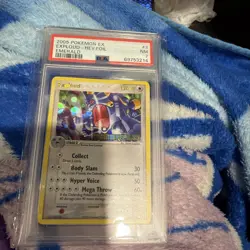 Pokemon Exploud Reverse Holo Stamped 3/106 EX Emerald 2005 PSA 7 - Image 3