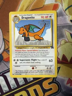 1999 Pokemon WB Kids Presents Dragonite Movie Promo #5 WOTC LP STAMPED 🐉🪽 - Image 1