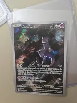 Mewtwo SVP 052 151 PromoCard Black Star Pokemon TCG Near Mint - Image 1