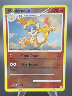 Monferno 56/130 Diamond and Pearl Reverse Holo - Pokemon TCG (LP) - Image 2