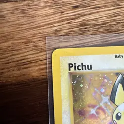 Pokemon TCG Pichu Holo Rare Neo Genesis 12/111 SWIRL! Vintage - Image 4