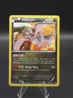 Pokemon Reshiram 63/108 Holo Rare Basic Dragon HP130 2015 English - Image 1