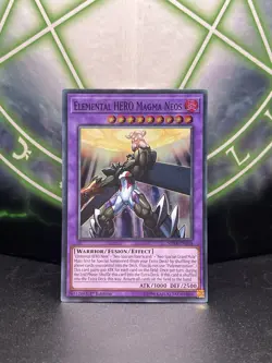 Yugioh Elemental HERO Magma Neos SHVA-EN034 Super Rare 1st Edition NM - Image 1