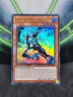 Yugioh Elemental HERO Liquid Soldier LED6-EN013 Ultra Rare 1st Edition NM - Image 1