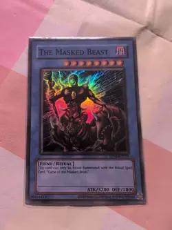 THE MASKED BEAST RP02-EN027 YuGiOh Retro Pack 2, Unlimited (reprint) NM - Image 1