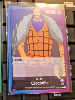 ONE PIECE ROMANCE DAWN ENGLISH CARD GAME CARTE CROCODILE OP01-062 L EN MINT - Image 1