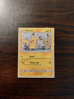 Pikachu Promo SM162 Pokemon card | Excellent condition - Image 1