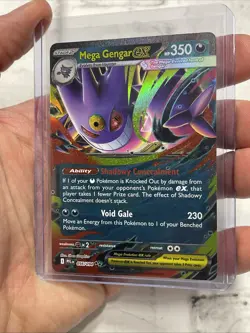 Mega Gengar ex 056/094 Double Rare Phantasmal Flames Pokemon NM/MT Pokemon Card - Image 2